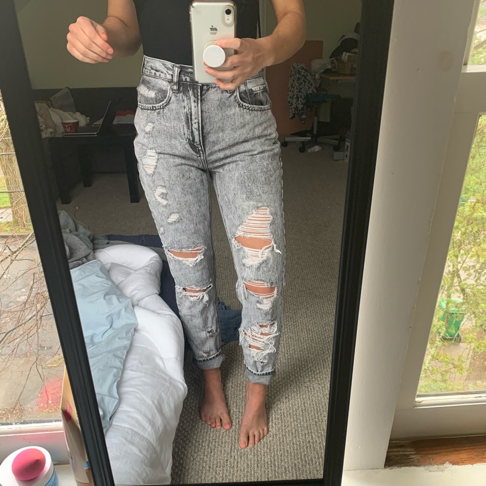 American eagle mom jeans